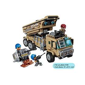 Bộ đồ chơi Qman - 1728 Lắp Ráp Mô Hình Xe Tên Lửa Phòng Thủ Không Gian