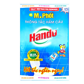 Gói bột thông tắc hầm cầu M. phốt 300g Hando