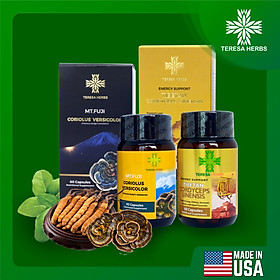 Combo Thực phẩm chức năng - Thảo dược hỗ trợ phục hồi sức khỏe hậu covid 19 Teresa Herbs (Made in USA)