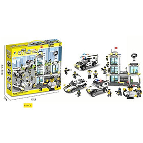 Lắp Ráp, Ghép Hình Trụ Sở ĐỘI ĐẶC NHIỆM SWAT 818 Miếng Ghép CITY LX.A330
