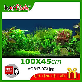 Tranh 3d Koifish - chịu nước, 100x45cm, cho hồ cá siêu nét, siêu đẹp,