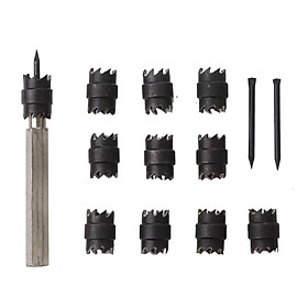 Spot Weld Cutter Set 13Pcs 3/8'' Rotary 