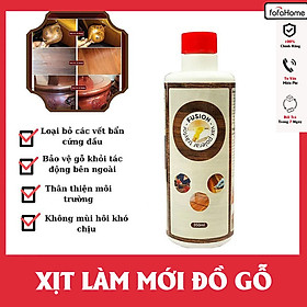 Mua Chai Xịt Đánh Bóng Đồ Nội Thất FUSION 350ml  Xịt Bảo Dưỡng Đánh Bóng Đồ Gỗ  Làm Mờ Các Vết Xước Trên Bề Mặt Gỗ