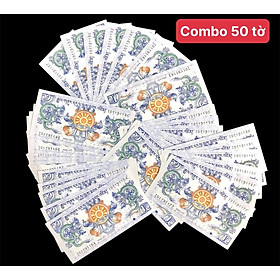 Combo 50 Tờ Lưu Niệm Hình Con Rồng Bhutan Lì Xì Cho Người Tuổi Thìn - SP005875