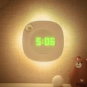 Mua Đèn led cảm biến chuyển động hồng ngoại có hiển thị đồng hồ cao cấp