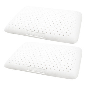 Combo 2 gối Cao Su Liên Á Oval LAGOV4565 (45 x 65 cm) - Trắng