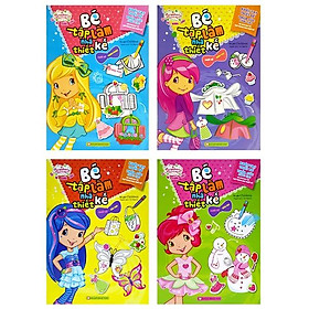 Bộ Cô Bé Bánh Dâu - Bé Tập Làm Nhà Thiết Kế (Bộ 4 Cuốn)