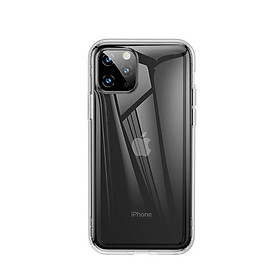 Ốp lưng silicon chống sốc bằng túi khí cho iPhone 11 Pro Max hiệu Baseus safety Airbags Case có gờ bảo vệ camera (bảo vệ viền, chống sốc cực tốt, chất liệu cao cấp, độ trong tuyệt đối) - Hàng nhập khẩu