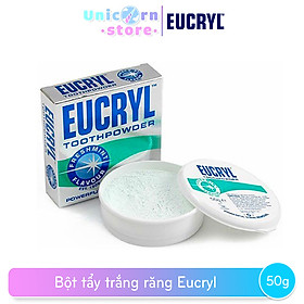 Hình ảnh Bột tẩy trắng răng Eucryl 50g (Chính hãng)