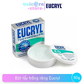 Bột tẩy trắng răng Eucryl 50g (Chính hãng)