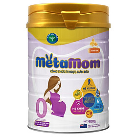 Sữa bột Nutricare MetaMom ít ngọt giảm béo chăm sóc toàn diện cho mẹ bầu & cho con bú (900g)