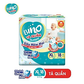 Tã quần Bino pants XL18 công nghệ Nhật Bản kháng khuẩn