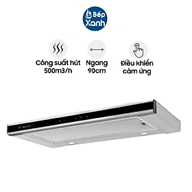 Mua Máy Hút Mùi Âm Tủ Malloca K1509 TC - Công Suất Hút 500 m3/h - Ngang 53cm - Hàng Chính Hãng