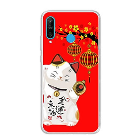 Ốp điện thoại Huawei P30 Lite - Silicon dẻo - 0191 MEOTHANTAI02 - Hàng Chính Hãng