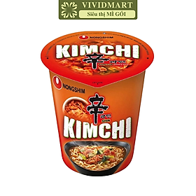 NONGSHIM - Mì ly Nongshim Shin Kim chi, Mì ly Kim chi Shin Nongshim, Mì chay Shin kim chi Nongshim ly (75g/ly)