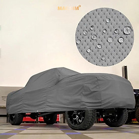 Bạt phủ ô tô chất liệu vải không dệt 3 lớp cao cấp thương hiệu MACSIM cho xe ô tô Jeep Gladiator - màu ghi