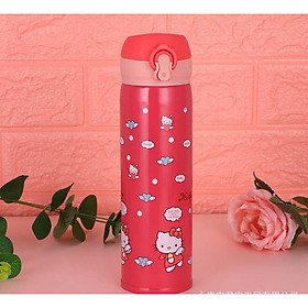 Mua Bình nước giữ nhiệt tiện lợi 500ml họa tiết hoạt hình đáng yêu