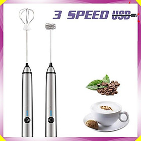 Máy cầm tay tạo bọt cafe, sữa, đánh trứng MFB1501D - Tích hợp 3 tốc độ - Trọng lượng: 210gr - Điện áp: 3.5V