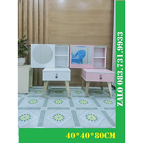 Mua Bàn trang điểm 40/chân gỗ/trượt