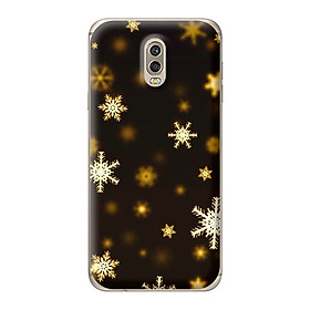 Ốp lưng cho Samsung Galaxy J7 Plus nền tuyết vàng 1 - Hàng chính hãng