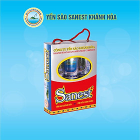 [Hộp 6 lon] Nước Yến sào Khánh Hòa Sanest đóng lon 190ml - Không đường 003