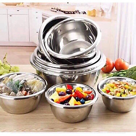 Mua SET 5 MÓN RỔ VÀ CHẬU INOX