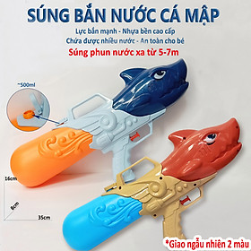 Mua Đồ chơi phun nước đại hình khủng long cá mập cánh cụt cá sấu - Đồ chơi súng nước mạnh giải trí vận động nhà tắm hồ bơi biển cho bé