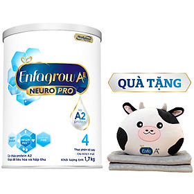 Bộ 1 lon Sữa bột Enfagrow A2 Neuro Pro 4 dành cho trẻ 3-6 tuổi - 1.7 kg