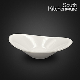 Tô thỏi vàng 20x15cm, 26x19cm Misc-Assortment Lys Trắng Ngà sứ tráng men cao cấp Minh Long