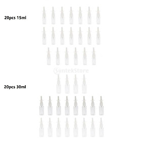 40Pcs Pump 15ml 30ml Nasal Spray Bottles Sprayers Cosmetic Perfumes Travel