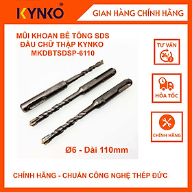 MŨI KHOAN BÊ TÔNG SDS - ĐẦU CHỮ THẬP KYNKO MKDBTSDSP-6110