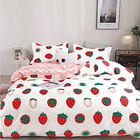 Bộ ga và vỏ chăn cotton Sweet Love VSL1044 ( 5 món )