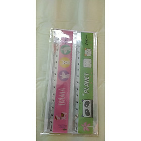 Combo 2 thước cây 15cm giao mẫu ngẫu nhiên