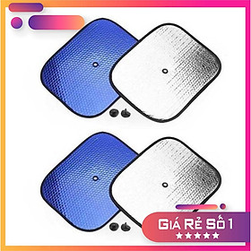 Tấm chắn nắng tròn xốp dày dặn cho xe ô tô - có miếng nút cố định- CHE NẮNG XE Ô TÔ