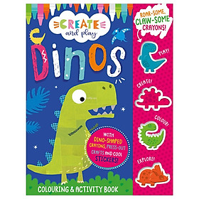 Create And Play Dinos Colouring Activity Book