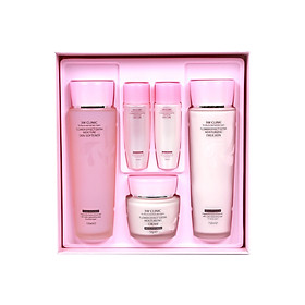 BỘ DƯỠNG DA CAO CẤP 3W CLINIC FLOWER EFFECT EXTRA MOISTURIZING SKIN CARE SET- HÀN QUỐC