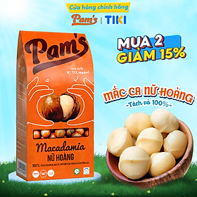 Hạt Macca Nữ Hoàng Size 30-32 Pams 250g/hộp - Mắc ca Úc Giòn Béo, Thơm Ngon, không cần dùng khui hạt