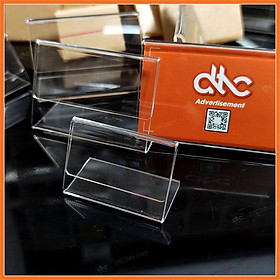 Kệ menu mica chữ L mini - Để namecard - Để thông tin và giá sản phẩm - Nhét giấy tiện lợi - Nhiều kích cỡ