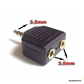 Mua Đầu Chia Jack 3.5 Tai Nghe  Loa Từ 1 Ra 2