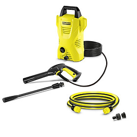 Combo Máy phun rửa áp lực cao Karcher K 2 Basic OJ và dây cấp nước 1.5m