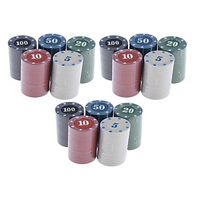 300 Miếng Sòng Bạc Nhà Ngộ Nghĩnh Tặng Chip Poker Cóc Chất Lượng Cao 3.9 Cm Loại