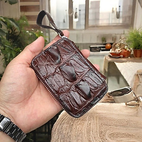Ví đựng thẻ (card) mini Da cá sấu thật Cao cấp cho nam nữ