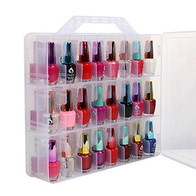 Holder Nail Polish Display Container Case Organizer Storage 48 Lattice Salon Pop