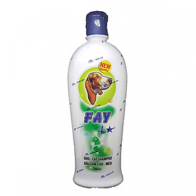 Dầu Tắm Sữa Tắm Diệt Ve Rận Bọ Chét Mượt Lông Khử Mùi Hôi Chó Mèo Fay 4 Sao 300ml