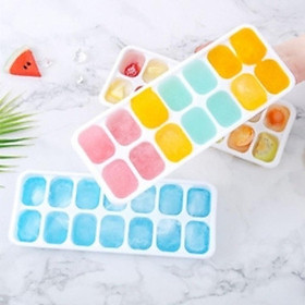 Mua Khay Đá - Khuôn Rau Câu HÌNH VUÔNG CÓ NẮP Tiện Lợi