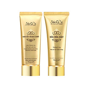 Combo Sữa Rửa Mặt Trắng Da & Tẩy Tế Bào Chết Sắc Tiên Today