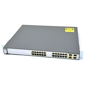 Hình ảnh Switch CISCO Catalyst 3750 WS-C3750G-24TS-S1U - Hàng chính hãng