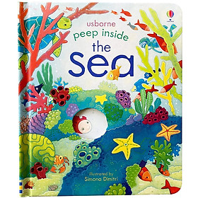 Hình ảnh Usborne Peep Inside The Sea (Board book)