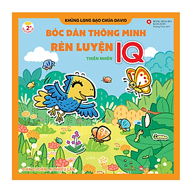 Sách cho bé - Bóc Dán Thông Minh Rèn Luyện IQ - Sách tương tác - Bông Hoa Đỏ BANGSON - Dành cho trẻ 2