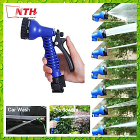 Mua Đầu Vòi Xịt Rửa Xe Tưới Cây Tăng Áp Lực Nước Đa Năng 7 Chế Độ